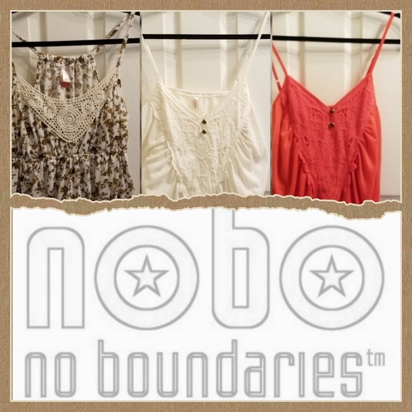 No Boundaries Tops - Bundle of 3 NoBo Tank Tops